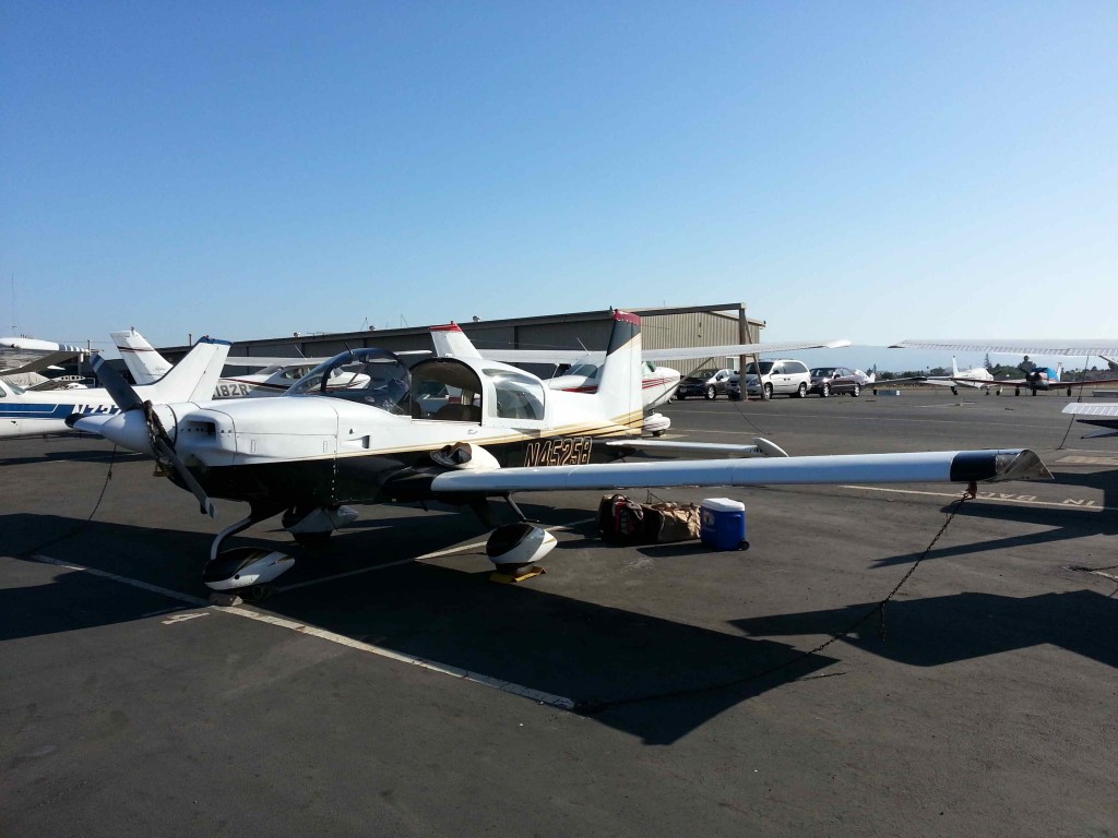 Flying the Tiger to CA